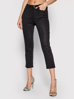 Spodnie damskie - Guess Jeansy Capri W1GB19 W93CD Czarny Skinny Fit - grafika 1