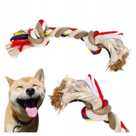 Zabawki dla psów - Zabawka dla psa Mocny Szarpak Zabawka Sznur dla psa szczeniąt Nobleza 28 cm - miniaturka - grafika 1