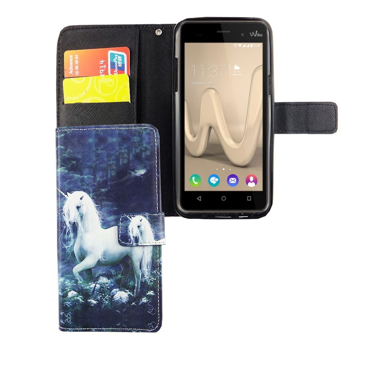 Etui na telefon komórkowy Wiko Lenny 3 Unicorn White