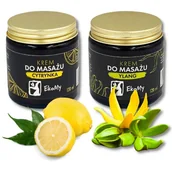 Olejki i świece do masażu - Zestaw 2 kremów do masażu EkoMy - Cytrynka + Ylang - miniaturka - grafika 1