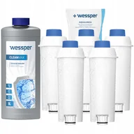 Akcesoria i części do ekspresów do kawy - 5x filtr do wody do ekspres do kawy Delonghi odkamieniacz do ekspresu 1l - miniaturka - grafika 1