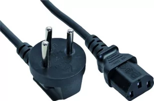 InLine Kabel zasilający Typ H Izrael IEC connector 1.8m 16652H - Kable komputerowe i do monitorów - miniaturka - grafika 1