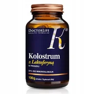 Witaminy i minerały - DOCTOR LIFE Kolostrum z laktoferyną w proszku 100 g - miniaturka - grafika 1