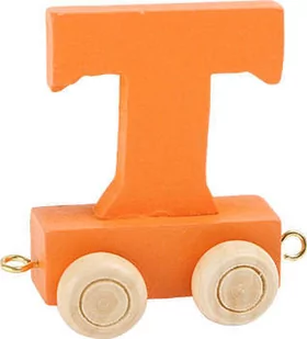 Small Foot Design Wagonik z literką T Alfabet Pociąg - Pociągi dla dzieci - miniaturka - grafika 1