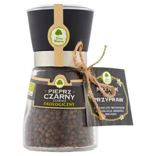 Dary Natury Młynek ceramiczny + Ekologiczny pieprz czarny (90g) - Przyprawy i zioła sypkie - miniaturka - grafika 1