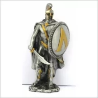 Figurki dekoracyjne - RYCERZ CYNOWY LEONIDAS VERONESE  AT09030A2 - miniaturka - grafika 1