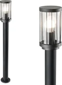 Lampy ogrodowe - Polux Lampa ogrodowa FIORD słupek 80cm czarna E27 312327 Polux - miniaturka - grafika 1
