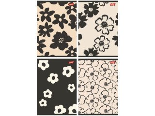 ZESZYT A5 80 # MONO BLOOMS LAMINOWANY UNIPAP