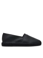 Espadryle męskie - Calvin Klein Espadryle Espadrille Lth HM0HM01882 Czarny - miniaturka - grafika 1