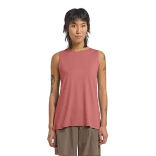 Damski top Jack Wolfskin TRAVEL TOP W mineral red heather - XS - Koszulki i topy damskie - miniaturka - grafika 1
