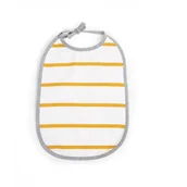 Śliniaki i fartuszki - Childhome, Zestaw Śliniaków, Jersey, Ochre Stripes, 2 szt. - miniaturka - grafika 1