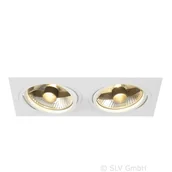 Lampy sufitowe - Spotline New Tria GU10 2 (kwadrat) - Czarny (113841) - miniaturka - grafika 1