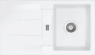 Zlewozmywaki - Zlew SystemCeram GENEA 87 POLAR 13 (biały mat) (50910113) - miniaturka - grafika 1