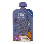 Desery dla dzieci - Ella's Kitchen BIO Śniadanie Jagoda i gruszka, 100 g - miniaturka - grafika 1