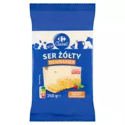 Sery - Carrefour Classic Ser żółty dziuramer 250 g - miniaturka - grafika 1