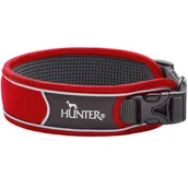 Obroże dla psów - HUNTER Obroża HUNTER Divo Reflect 68977 55 65 cm) Czerwono-szary - miniaturka - grafika 1