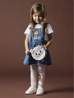 Legginsy - NAME IT Legginsy GABBY 13231883 Różowy Slim Fit - miniaturka - grafika 1