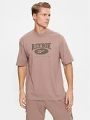 Koszulki męskie - Reebok T-Shirt Archive Essentials IL8792 Beżowy Regular Fit - miniaturka - grafika 1