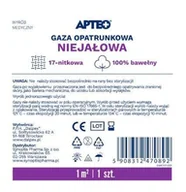 Apteczki i materiały opatrunkowe - SYNOPTIS PHARMA SP. Z O.O. APTEO CARE Gaza opatrunkowa niejałowa 1m2 1 szt - miniaturka - grafika 1