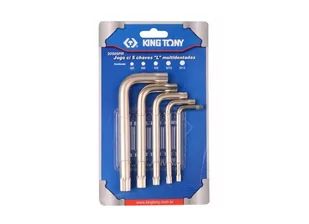 KING TONY Zestaw kluczy spline 5szt. - Klucze i nasadki - miniaturka - grafika 1