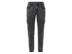 LIVERGY® Joggery jeansowe męskie, Comfort Fit (Szary, 48) - Spodnie męskie - miniaturka - grafika 1