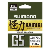 Żyłki wędkarskie - Plecionka SHIMANO Kairiki G5 0.17 mm / 150 m Pomarańczowy - miniaturka - grafika 1