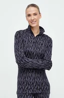 Bielizna sportowa damska - Icebreaker longsleeve funkcyjny Merino 260 Vertex kolor czarny - miniaturka - grafika 1