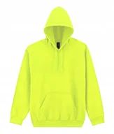 Bluzy damskie - Bluza Dresowa Kangurka Kaptur DRYBLEND Gildan 12500 SAFETY GREEN ISEA 107 M - miniaturka - grafika 1