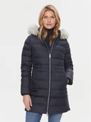 Kurtki damskie - Tommy Hilfiger Kurtka puchowa Tyra WW0WW39747 Granatowy Regular Fit - miniaturka - grafika 1