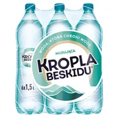 Desery dla dzieci - Kropla Beskidu Naturalna woda mineralna musująca 6 x 1,5 l - miniaturka - grafika 1