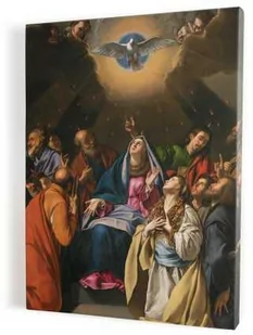 Zesłanie Ducha Świętego, obraz na płótnie canvas - Ikony i obrazy sakralne - miniaturka - grafika 1