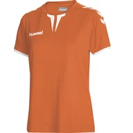 Koszulki i topy damskie - Koszulka sportowa Hummel Core Womens SS Jersey pomarańczowa r. S - miniaturka - grafika 1