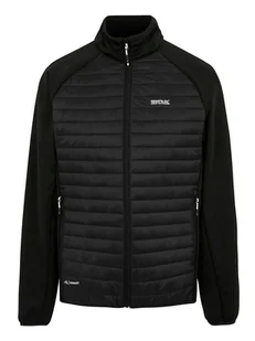 Regatta Kurtka hybrydowa "Clumber" w kolorze czarnym - Kurtki i kamizelki sportowe męskie - miniaturka - grafika 1