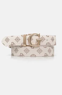 Guess pasek EVELUNE damski kolor beżowy BW9171 P4430 - Paski - miniaturka - grafika 1
