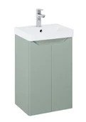 Szafki łazienkowe - Szafka łazienkowa z umywalką Elita Helo Compact 40 cm sage mat RE020400201470 - miniaturka - grafika 1