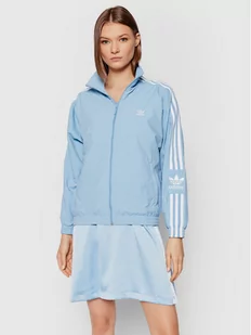 Adidas Kurtka przejściowa adicolor Classics Lock-Up Track H20541 Niebieski Regular Fit - Kurtki damskie - miniaturka - grafika 1