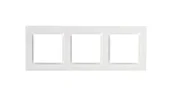 Klawisze i ramki - Kontakt Simon Ramka potrójna S10 uniwersalna biała CR3/11 - miniaturka - grafika 1