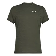 Koszulki męskie - Salewa Puez Melange Dry T-Shirt M, Faded Green Melange, 3XL - miniaturka - grafika 1
