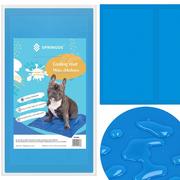 Legowiska dla psów - Mata Chłodząca Dla Psa I Kota 90X50 Cm Mata Żelowa Niebieska - miniaturka - grafika 1