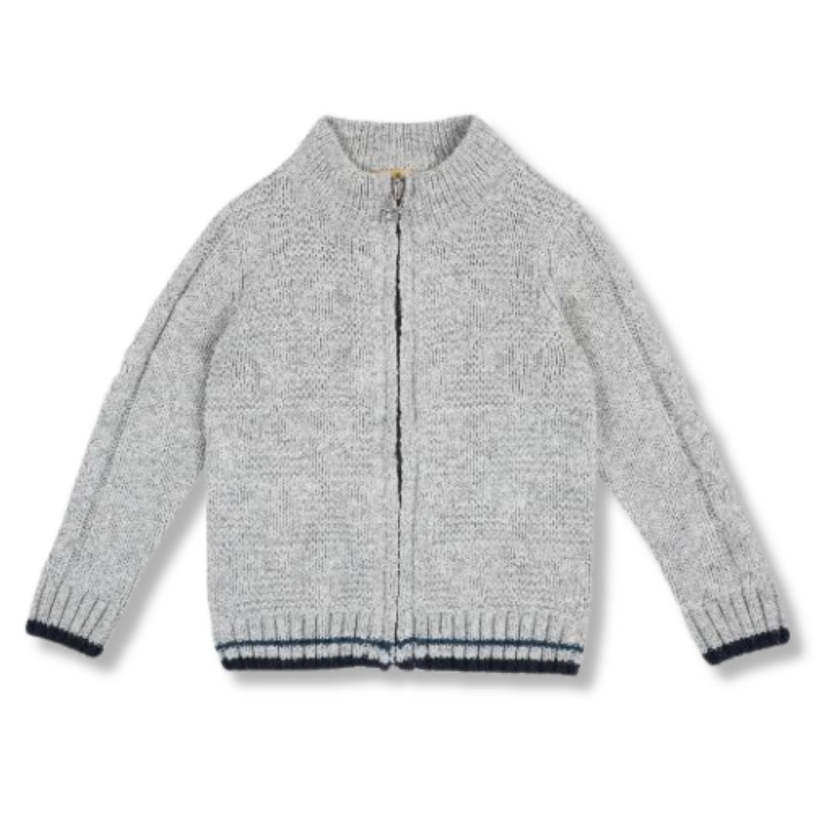 Sweter dziecięcy Chicco kardigan zasuwany szary-68