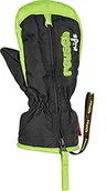 Rękawiczki - REUSCH Baby Ben rękawiczki środkowe, czarne/neonowe zielone, IV 4685408 - miniaturka - grafika 1