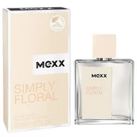 Wody i perfumy damskie - Mexx Simply Floral woda toaletowa 50ml - miniaturka - grafika 1
