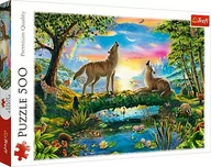 Puzzle - Trefl Puzzle 500 Wilcza natura - miniaturka - grafika 1