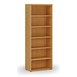 Regał biurowy PRIMO WOOD, 2128 x 800 x 420 mm, buk - Inne meble biurowe - miniaturka - grafika 1