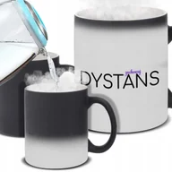 Kubki - Kubek Magiczny ZACHOWAJ DYSTANS Na Prezent Na Co Dzień Zabawne Wzory - miniaturka - grafika 1