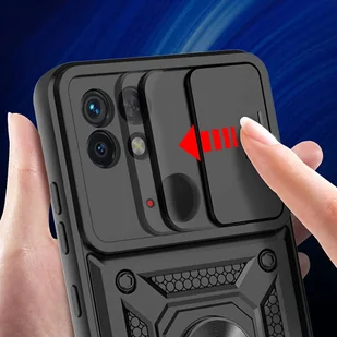 Etui Alogy Camshield Stand Ring z osłonką na aparat do Xiaomi Redmi 10c - Etui i futerały do telefonów - miniaturka - grafika 7