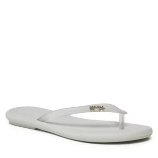 Klapki i japonki damskie - Japonki Melissa Melissa Sun Marina Ad 33910 White/Clear AN775 - grafika 1