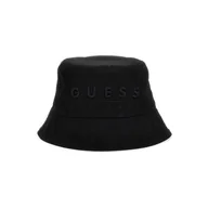Czapki męskie - Męski Kapelusz GUESS NOLA RAIN HAT AM5016COT01-BLA – Czarny - miniaturka - grafika 1