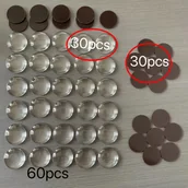 Inne - TEMU 60 sztuk magnesów na lodówkę z kryształowego szkła, zestaw materiałów do majsterkowania, kwadratowe magnesy na lodówkę ze szkła, naklejki do - miniaturka - grafika 1