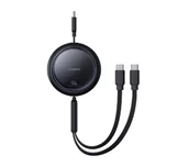 Kable USB - Baseus USB-C 2w1 Bright Mirror 100W 1m Czarny - miniaturka - grafika 1